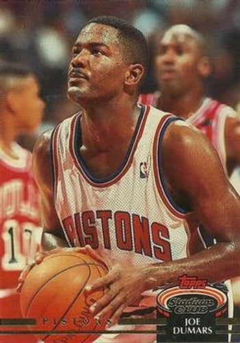 #386 Joe Dumars - Detroit Pistons - 1992-93 Stadium Club Basketball