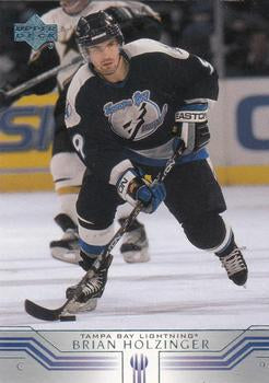 #386 Brian Holzinger - Tampa Bay Lightning - 2001-02 Upper Deck Hockey