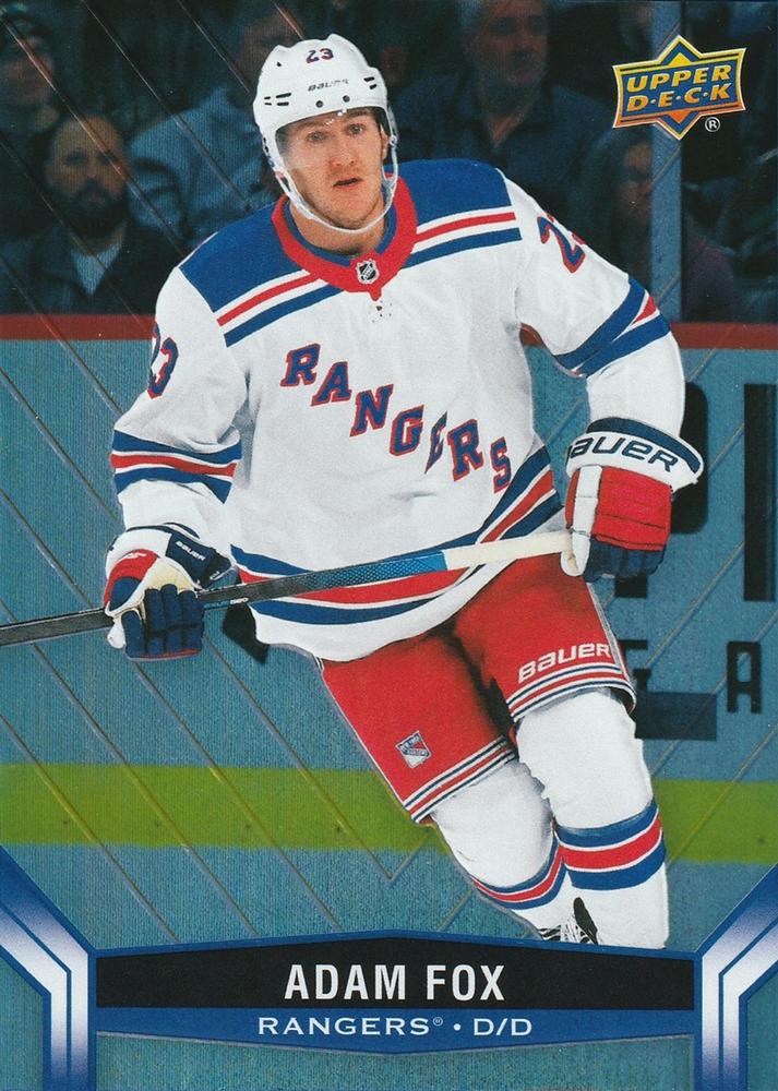 #117 Adam Fox - New York Rangers - 2023-24 Upper Deck Tim Hortons Hockey