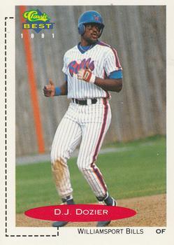 #387 D.J. Dozier - Williamsport Bills - 1991 Classic Best Baseball