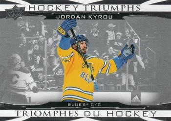 #HT-14 Jordan Kyrou - St. Louis Blues - 2023-24 Upper Deck Tim Hortons - Hockey Triumphs Hockey