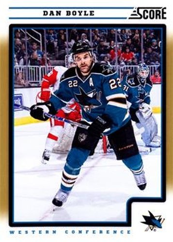 #388 Dan Boyle - San Jose Sharks - 2012-13 Score - Gold Rush Hockey