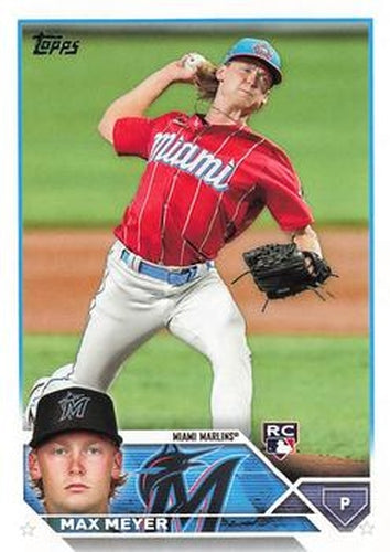 #388 Max Meyer - Miami Marlins - 2023 Topps Baseball