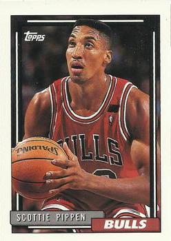 #389 Scottie Pippen - Chicago Bulls - 1992-93 Topps Basketball