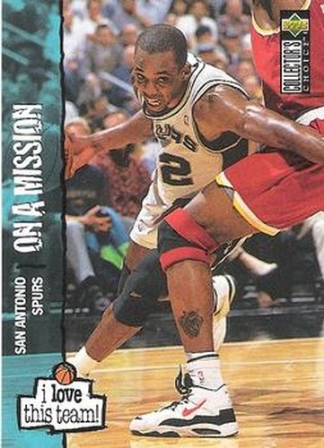 #389 Sean Elliott - San Antonio Spurs - 1995-96 Collector's Choice Basketball