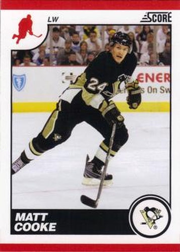 #389 Matt Cooke - Pittsburgh Penguins - 2010-11 Score Hockey