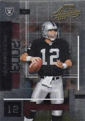 #38 Rich Gannon - Oakland Raiders - 2003 Playoff Absolute Memorabilia Football