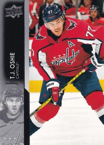 #438 T.J. Oshie - Washington Capitals - 2021-22 Upper Deck Hockey