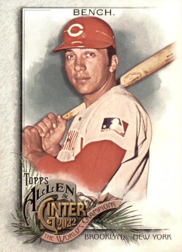 #38 Johnny Bench - Cincinnati Reds - 2022 Topps Allen & Ginter Baseball