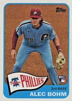 #T65-38 Alec Bohm - Philadelphia Phillies - 2021 Topps - 1965 Topps Redux Baseball