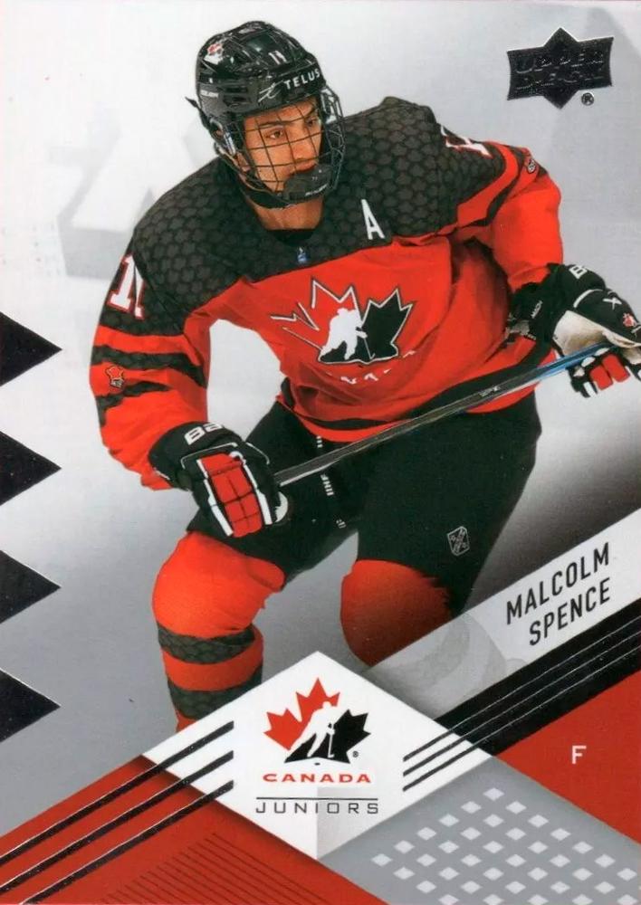 #38 Malcolm Spence - Canada - 2024 Upper Deck Team Canada Juniors Hockey