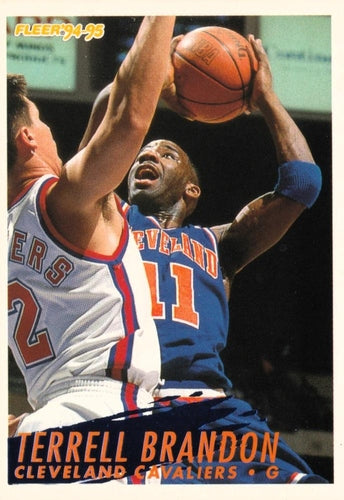 #38 Terrell Brandon - Cleveland Cavaliers - 1994-95 Fleer Basketball