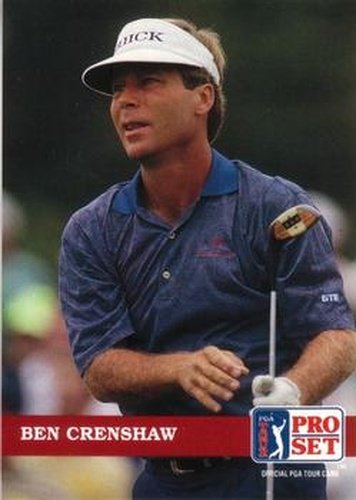#38 Ben Crenshaw - 1992 Pro Set PGA Tour Golf