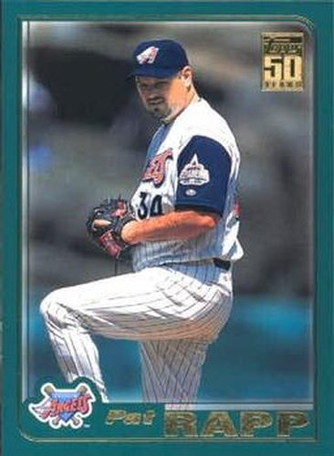 #T38 Pat Rapp - Anaheim Angels - 2001 Topps Traded & Rookies Baseball
