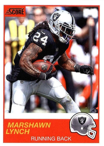 #38 Marshawn Lynch - Oakland Raiders - 2019 Score Football