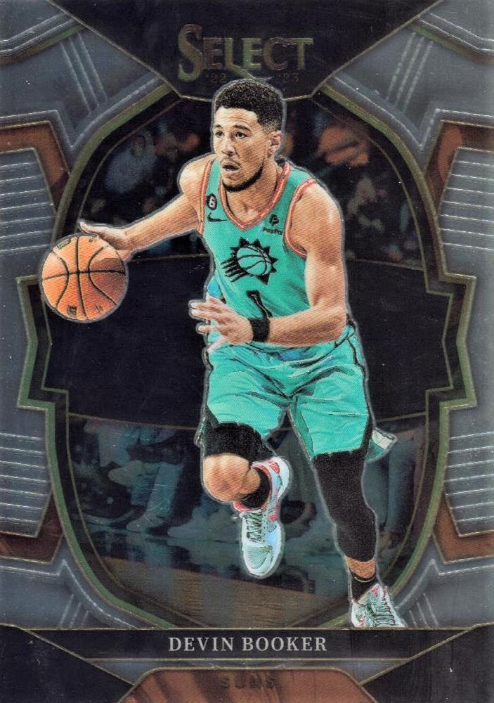 #38 Devin Booker - Phoenix Suns - 2022-23 Panini Select Basketball