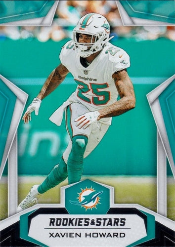 #38 Xavien Howard - Miami Dolphins - 2019 Panini Rookies & Stars Football