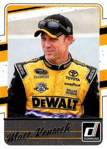 #38 Matt Kenseth - Joe Gibbs Racing - 2017 Donruss Racing