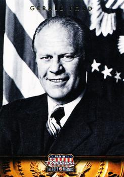#38 Gerald Ford - 2012 Panini Americana Heroes & Legends