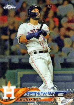 #38 Marwin Gonzalez - Houston Astros - 2018 Topps Chrome Baseball
