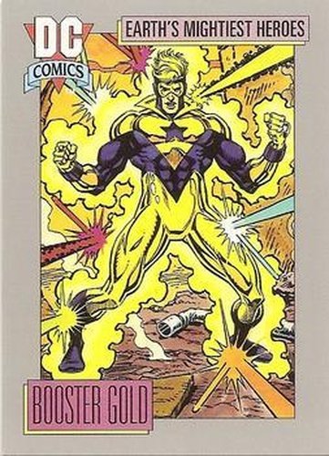 #38 Booster Gold - 1992 Impel DC Cosmic