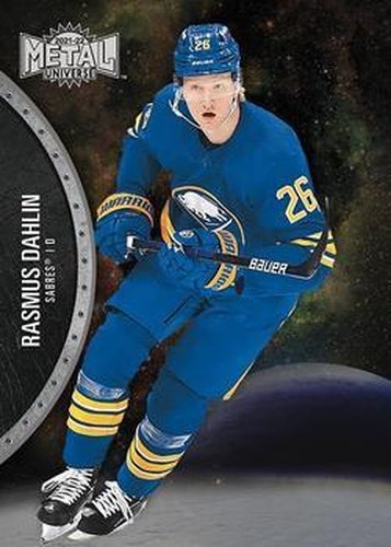 #38 Rasmus Dahlin - Buffalo Sabres - 2021-22 Skybox Metal Universe Hockey