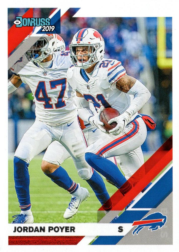 #38 Jordan Poyer - Buffalo Bills - 2019 Donruss Football