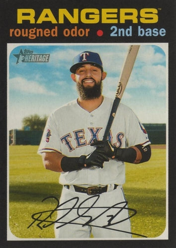 #38 Rougned Odor - Texas Rangers - 2020 Topps Heritage Baseball