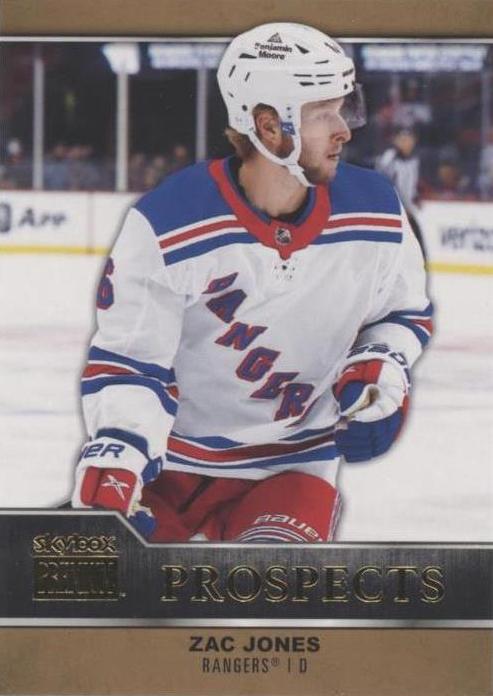 #PP-38 Zac Jones - New York Rangers - 2021-22 SkyBox Metal Universe - Skybox Premium Prospects Hockey