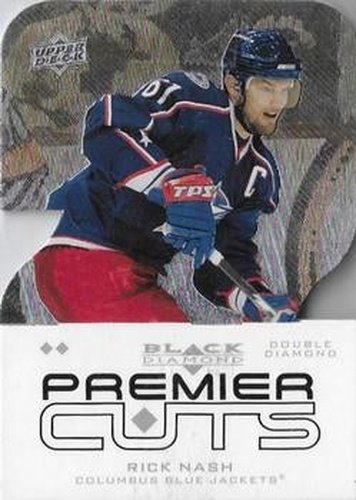 #PDC38 Rick Nash - Columbus Blue Jackets - 2008-09 Upper Deck Black Diamond - Premier Die Cut Hockey