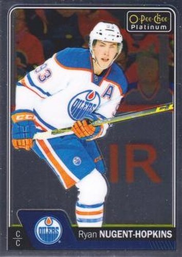 #38 Ryan Nugent-Hopkins - Edmonton Oilers - 2016-17 O-Pee-Chee Platinum Hockey