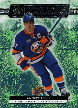 #DZ-31 Anders Lee - New York Islanders - 2023-24 Upper Deck - Dazzlers Green Hockey
