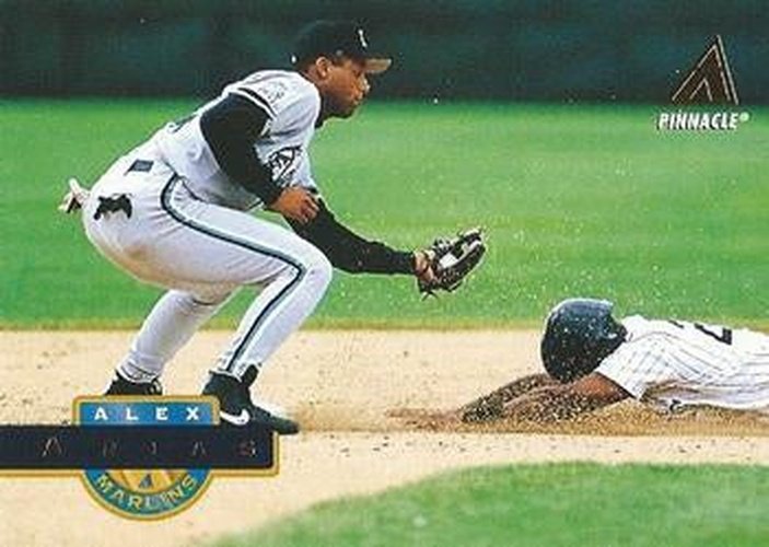 #390 Alex Arias - Florida Marlins - 1994 Pinnacle Baseball