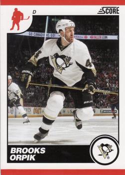 #390 Brooks Orpik - Pittsburgh Penguins - 2010-11 Score Hockey