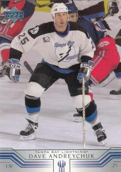 #390 Dave Andreychuk - Tampa Bay Lightning - 2001-02 Upper Deck Hockey