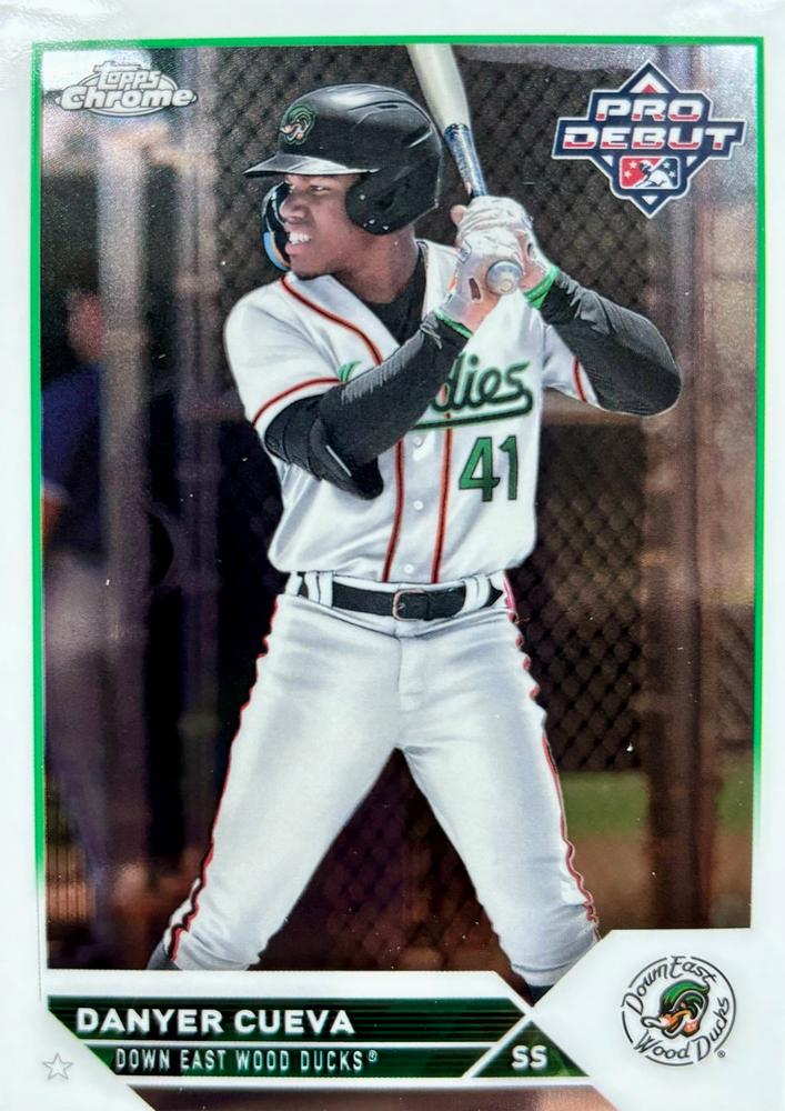#PDC-2 Danyer Cueva - Down East Wood Ducks - 2023 Topps Pro Debut - Chrome Baseball