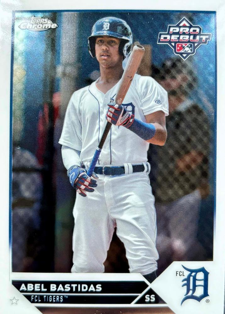 #PDC-19 Abel Bastidas - FCL Tigers - 2023 Topps Pro Debut - Chrome Baseball