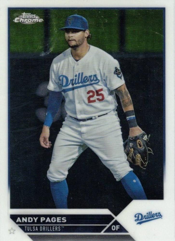 #PDC-99 Andy Pages - Tulsa Drillers - 2023 Topps Pro Debut - Chrome Baseball