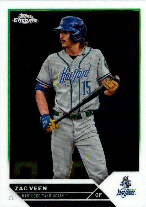 #PDC-140 Zac Veen - Hartford Yard Goats - 2023 Topps Pro Debut - Chrome Baseball