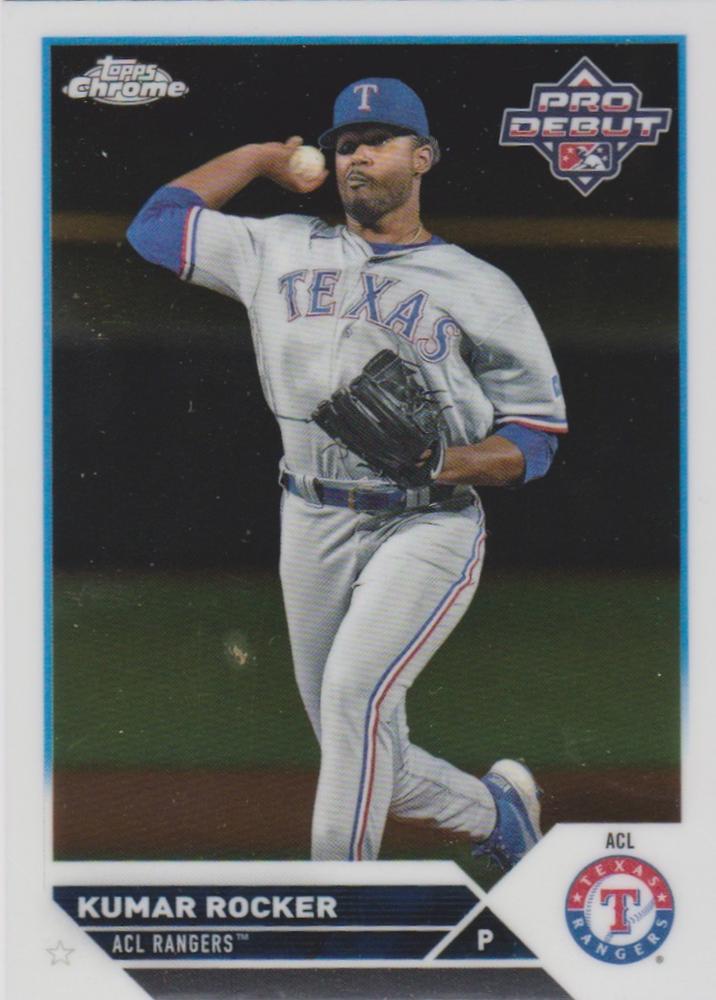 #PDC-146 Kumar Rocker - ACL Rangers - 2023 Topps Pro Debut - Chrome Baseball