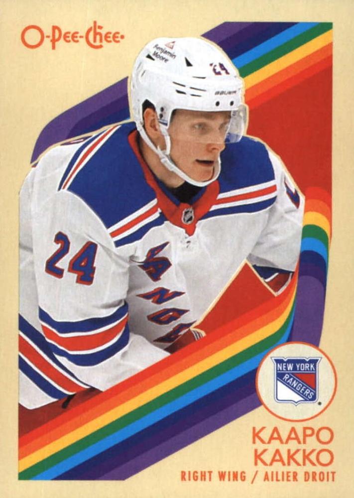 #391 Kaapo Kakko - New York Rangers - 2023-24 O-Pee-Chee - Retro Hockey