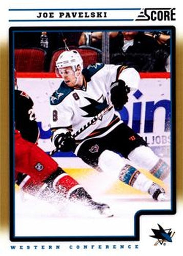 #391 Joe Pavelski - San Jose Sharks - 2012-13 Score - Gold Rush Hockey