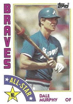 #391 Dale Murphy - Atlanta Braves - 1984 Topps Baseball