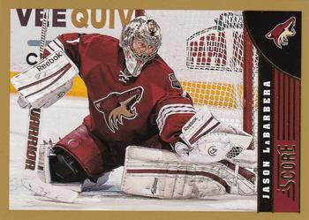 #391 Jason LaBarbera - Phoenix Coyotes - 2013-14 Score - Gold Hockey