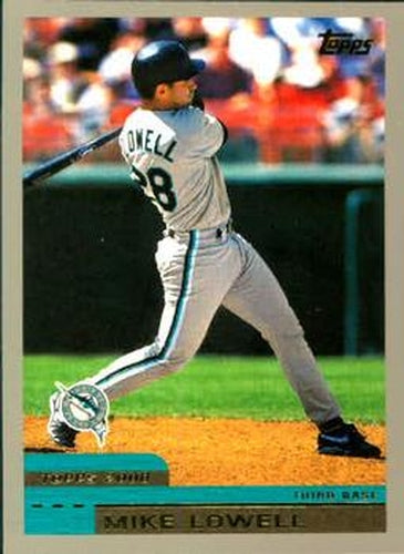#392 Mike Lowell - Florida Marlins - 2000 Topps Baseball