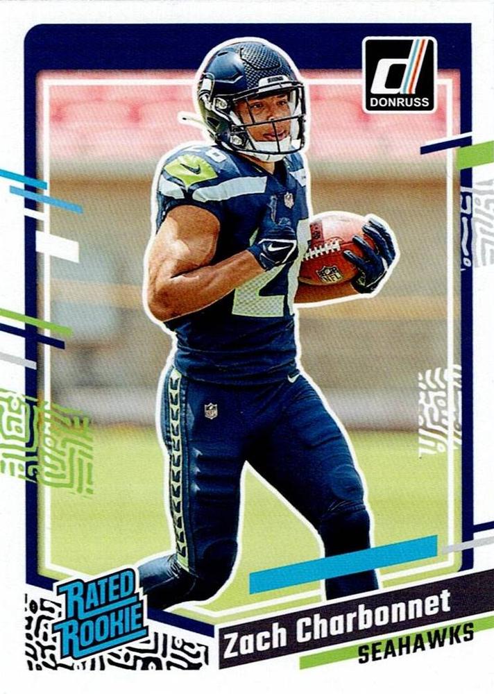 #392 Zach Charbonnet - Seattle Seahawks - 2023 Donruss Football