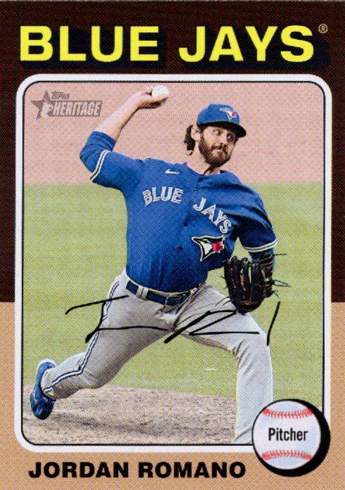 #392 Jordan Romano - Toronto Blue Jays - 2024 Topps Heritage Baseball
