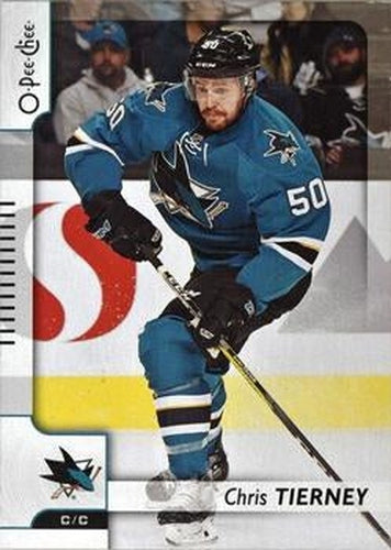 #392 Chris Tierney - San Jose Sharks - 2017-18 O-Pee-Chee Hockey