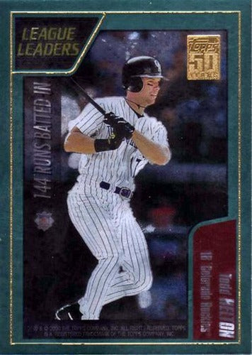 #393 Todd Helton / Edgar Martinez - Colorado Rockies / Seattle Mariners - 2001 Topps Baseball