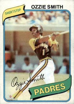 #393 Ozzie Smith - San Diego Padres - 1980 Topps Baseball